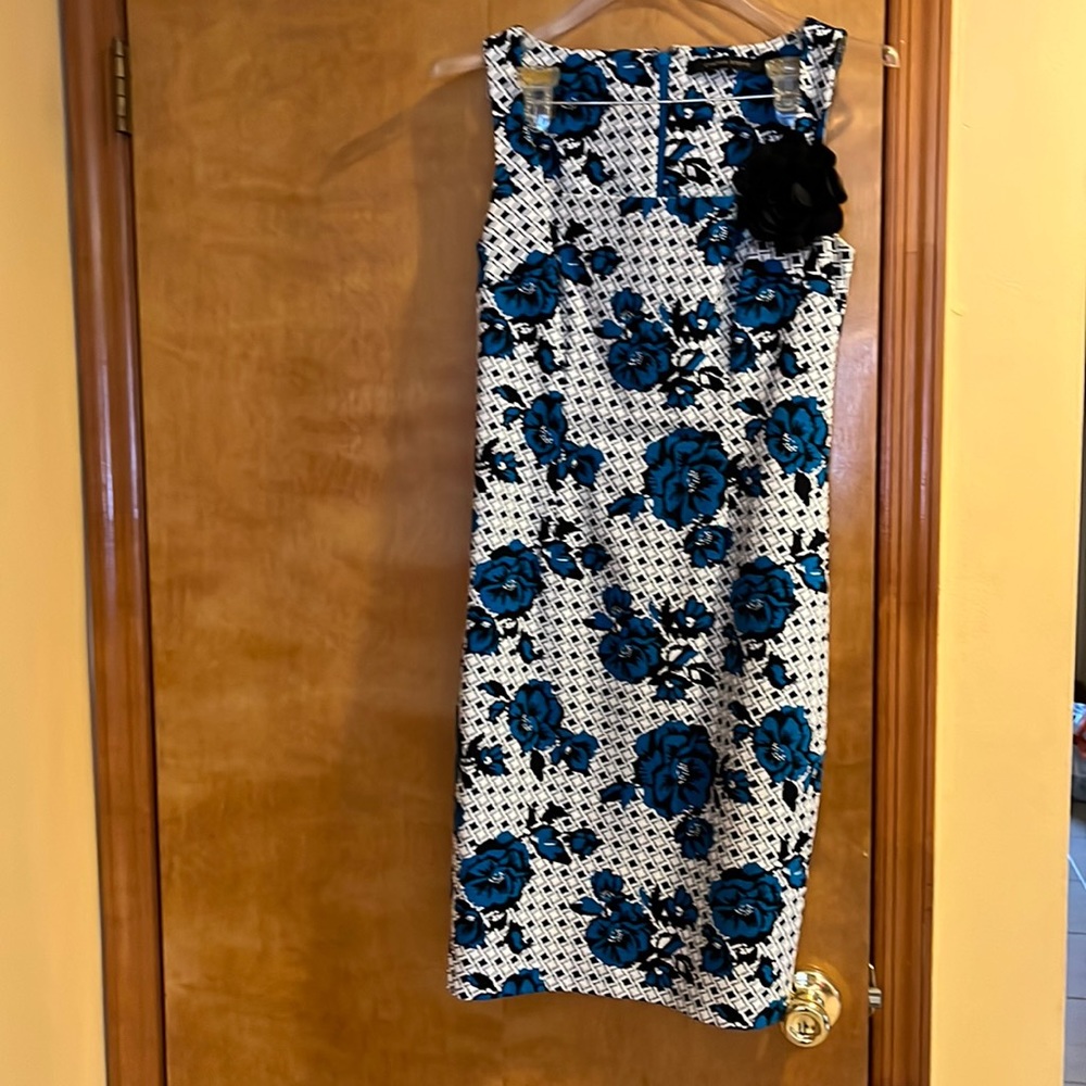 Cynthia Steffe sz2-4   NWOT  beautiful material  zipper back midi